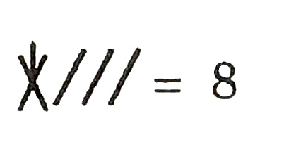Kiafrakan symbol for number 8